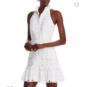 Bloomingdale’s AQUA white lace dress